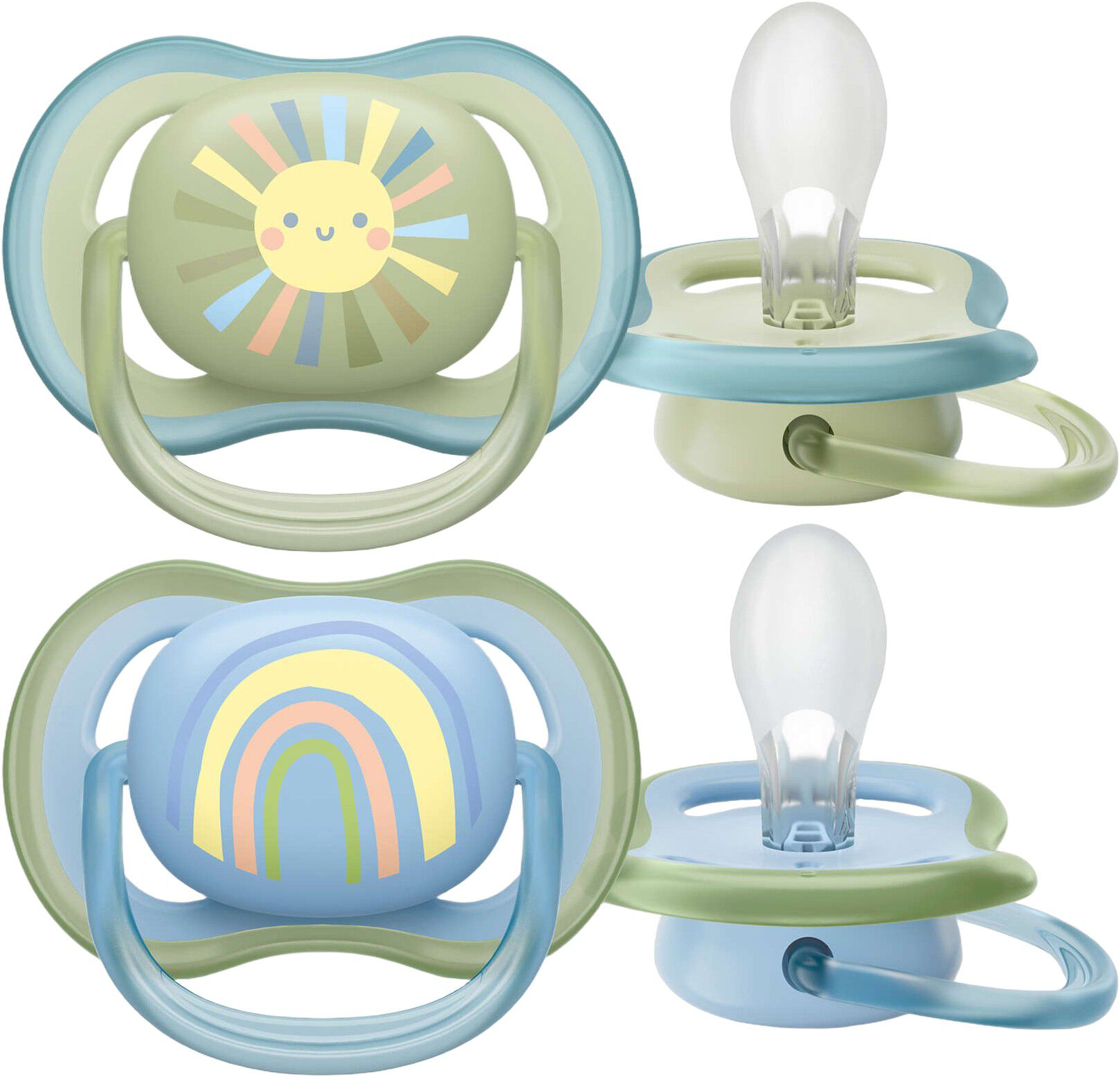 Philips Avent ultra air sut - Pakke med 2 - 0-6m boy