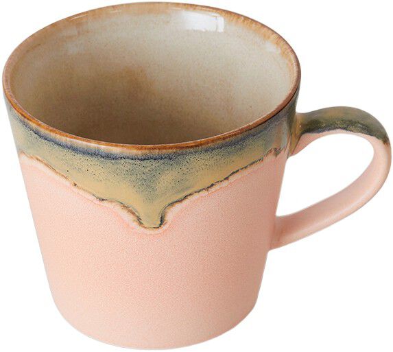 70s ceramics cappuccino mug blossom