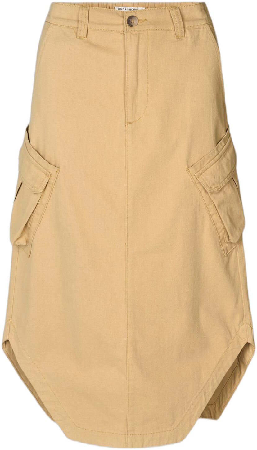 Texture canvas cargo skirt - Ambra