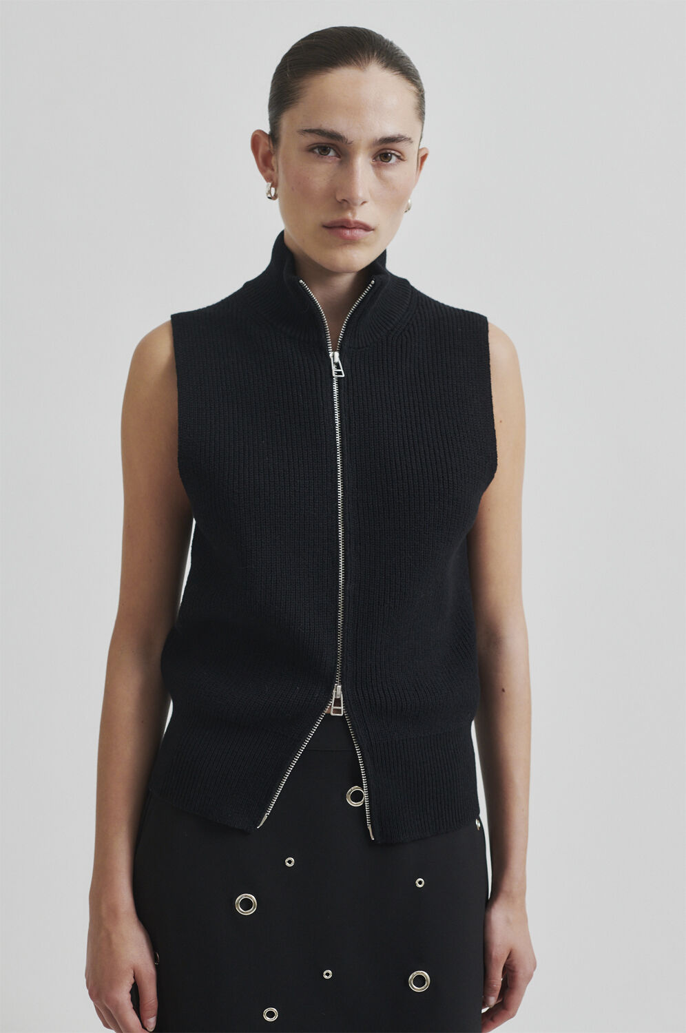 Yora Knit Zip Vest