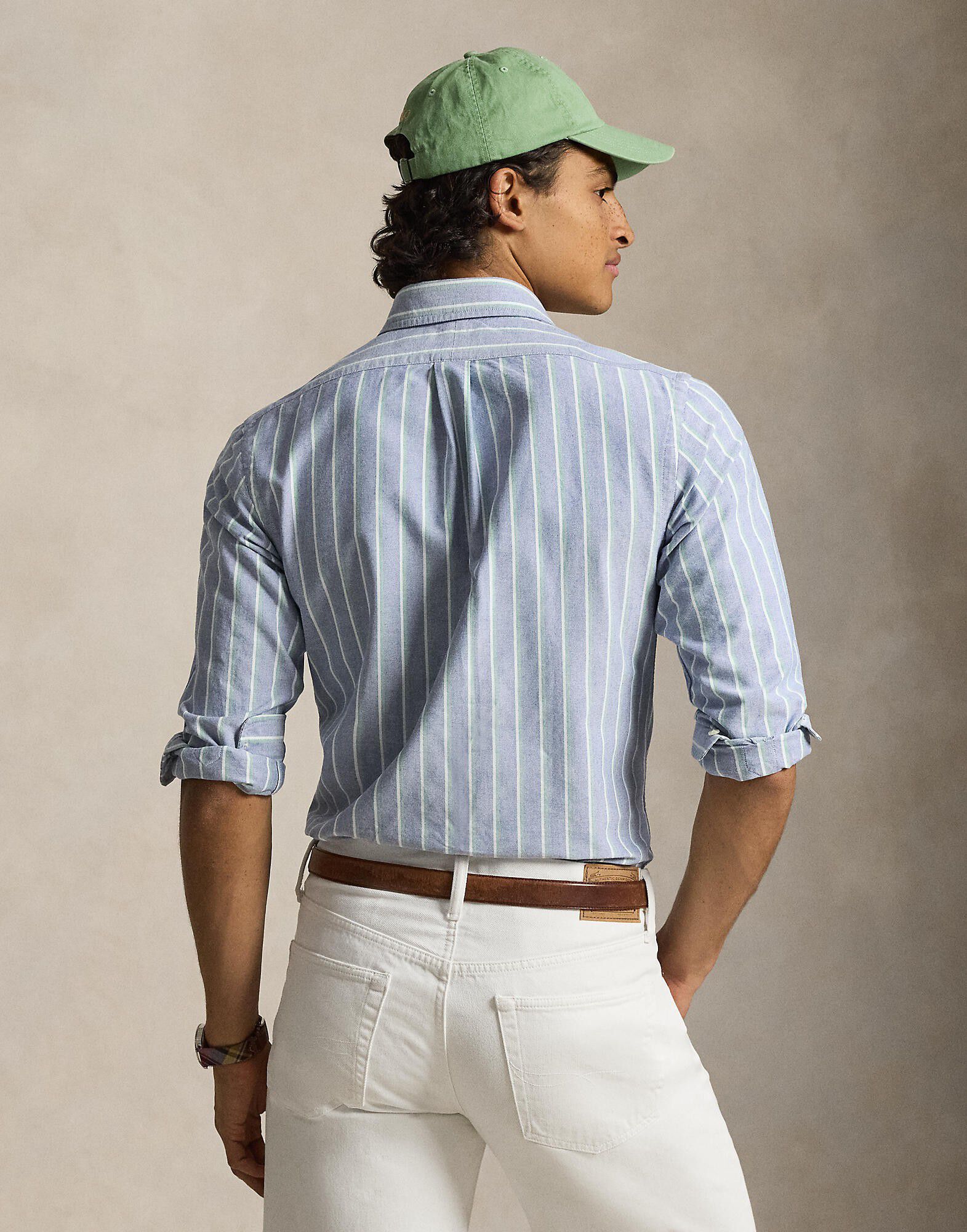 Custom Fit Striped Oxford Shirt