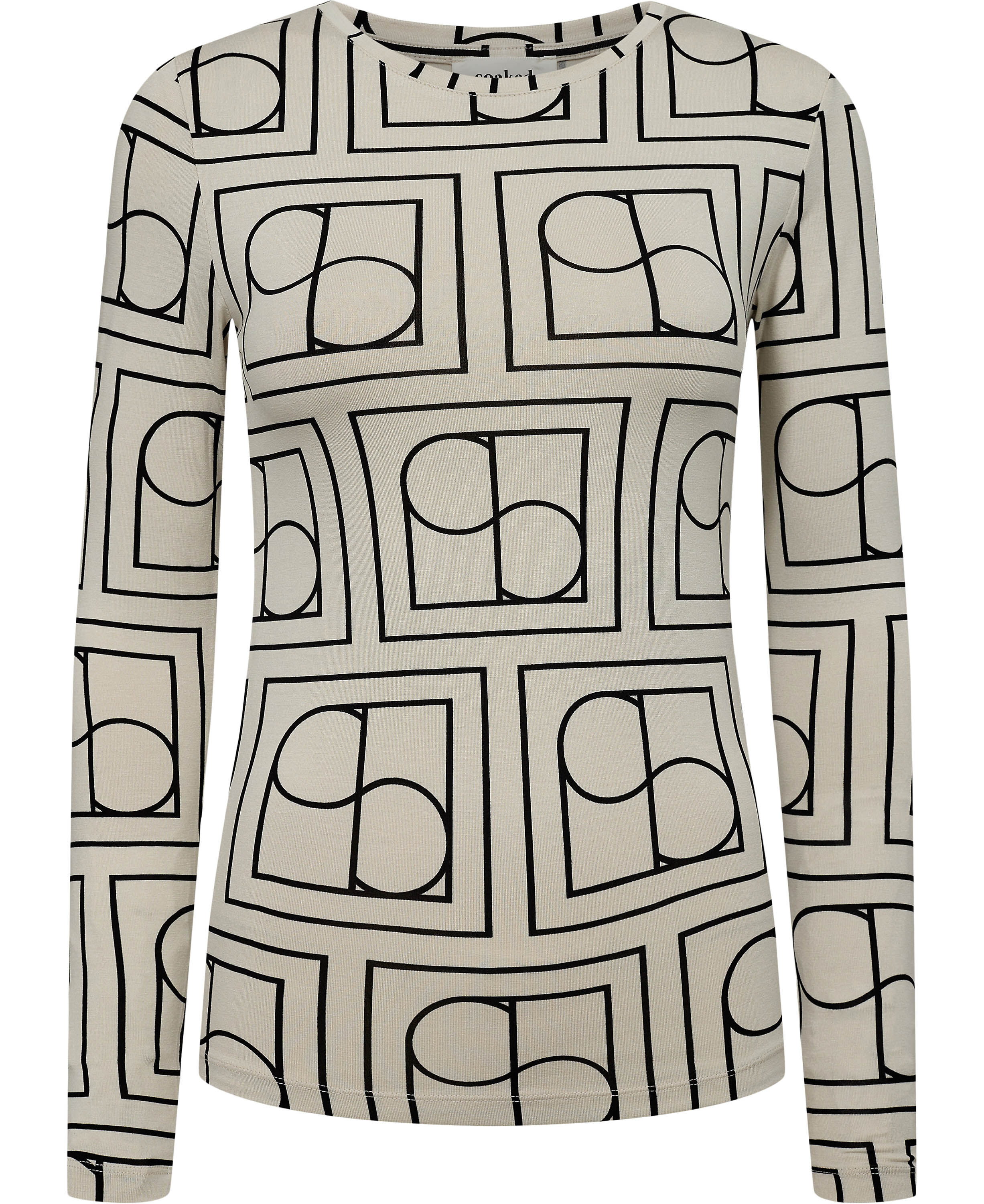 SLHanadi Printed Round Neck LS