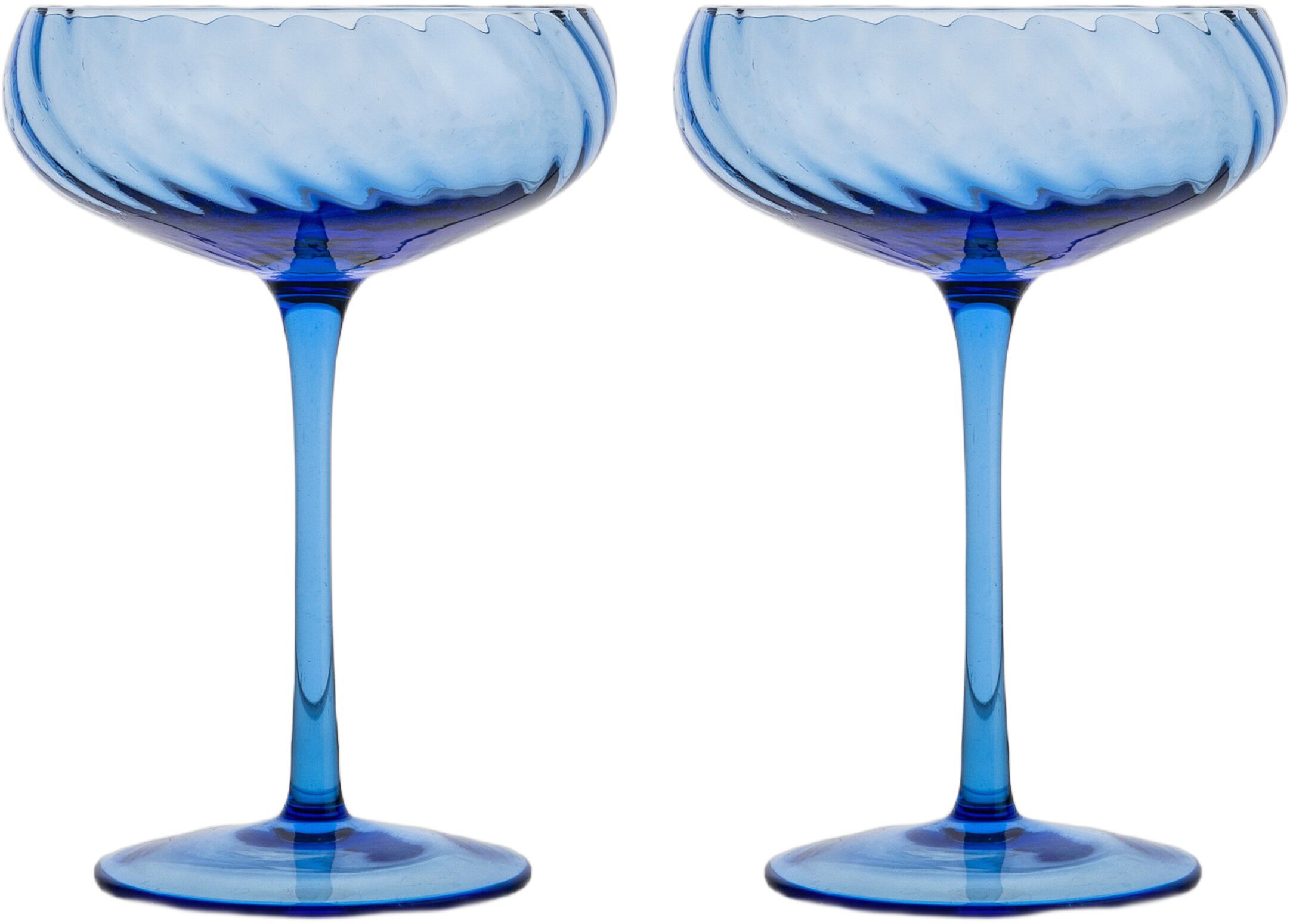 Champagne saucer Opacity 2pcs/set