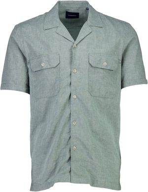 Cotton/linen resort shirt S/S