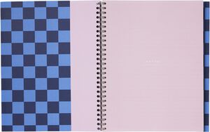 NELA notebook - Large, Blue check