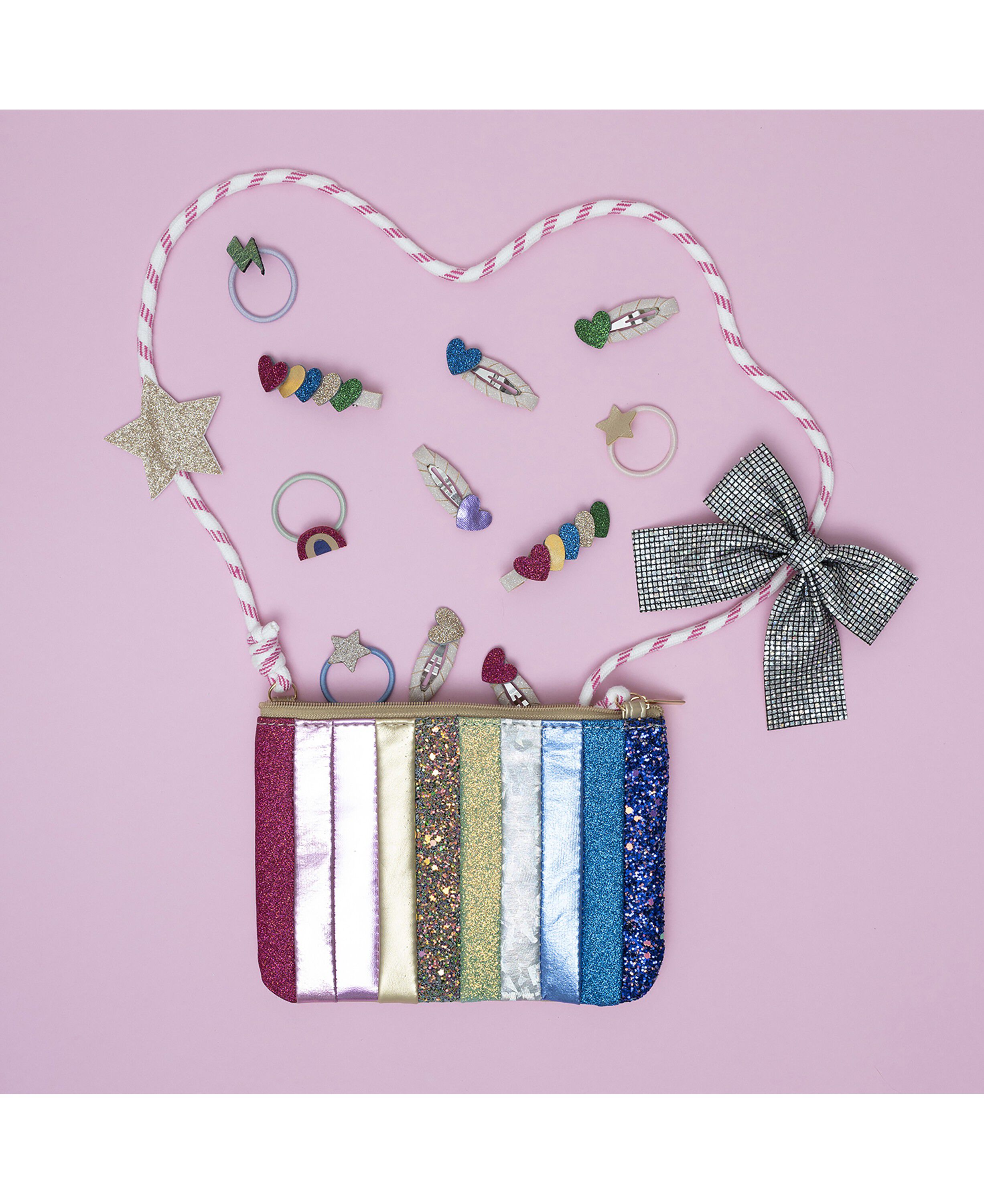 Mimi & Lula - Taske med rem - Stripe Dancing Queen