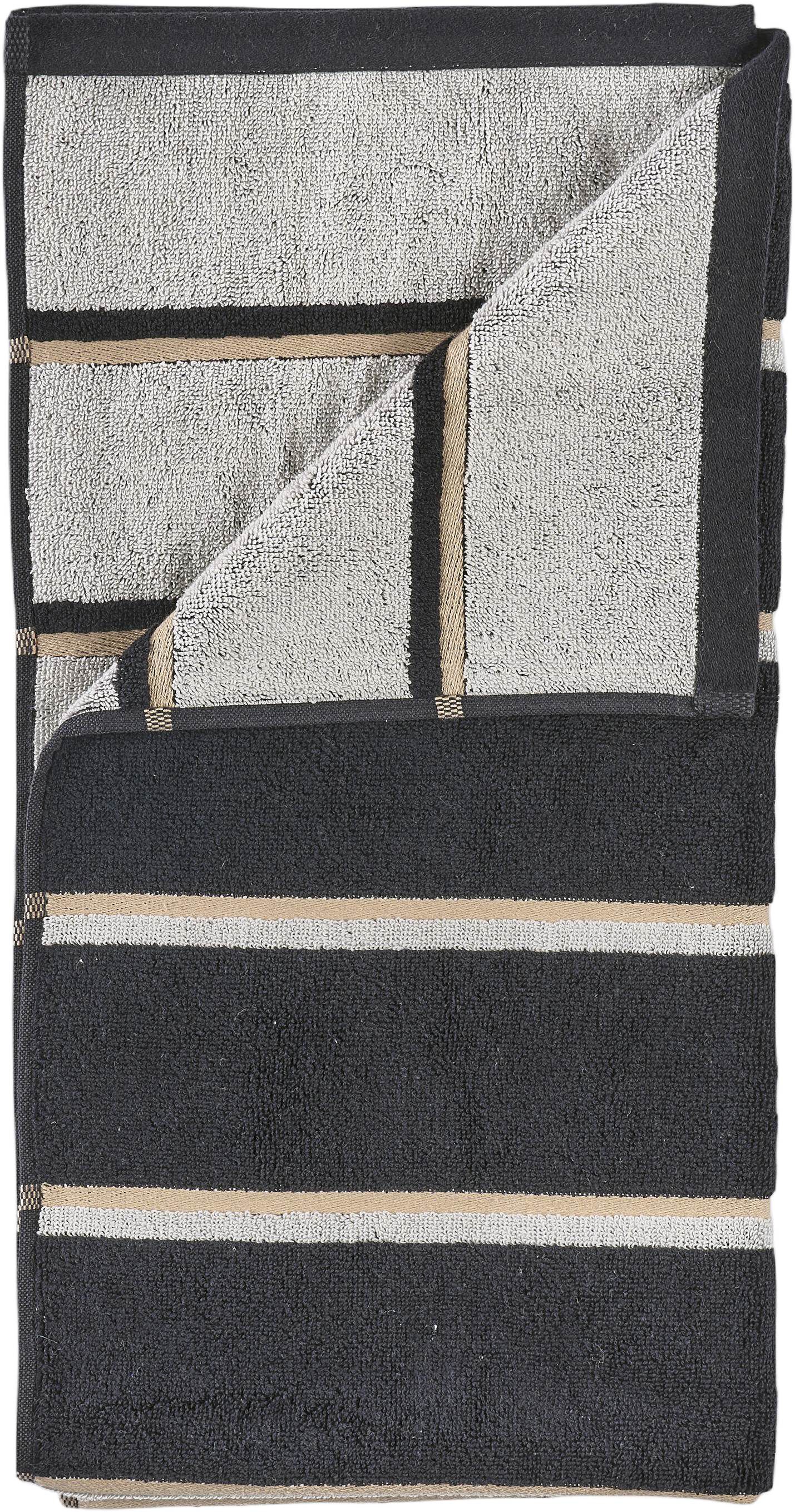 H&aring;ndkle Sauna 50x100 White/Soft Grey/Eucalyptus