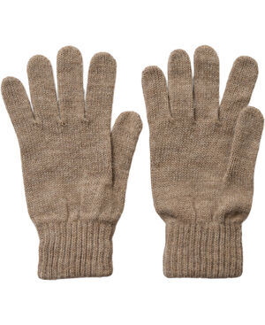 2 Pack Knitted Gloves Navy Beige