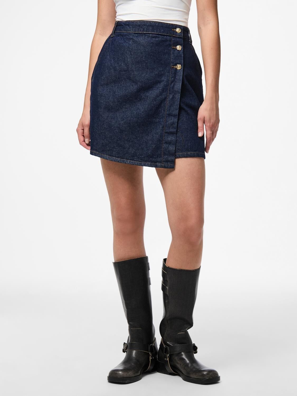 PCMALIN HW DENIM SKIRT