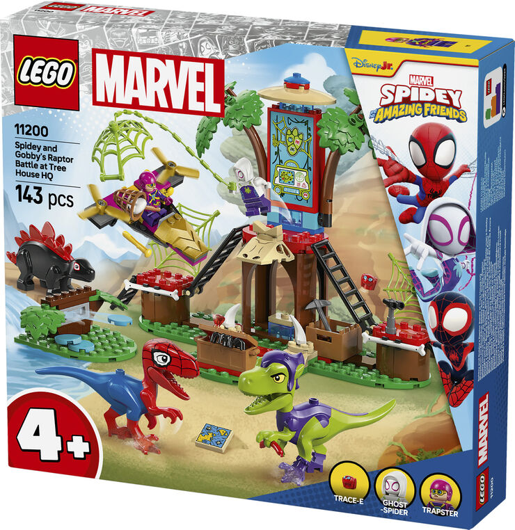 Spidey og Gobbys raptorkamp ved hovedkvarteret 11200