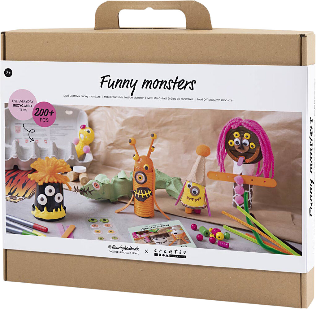 Maxi DIY Mix Sjove Monstre