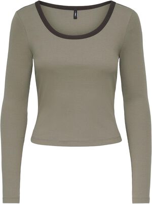 ONLVAL L/S CONTRAST TOP JRS