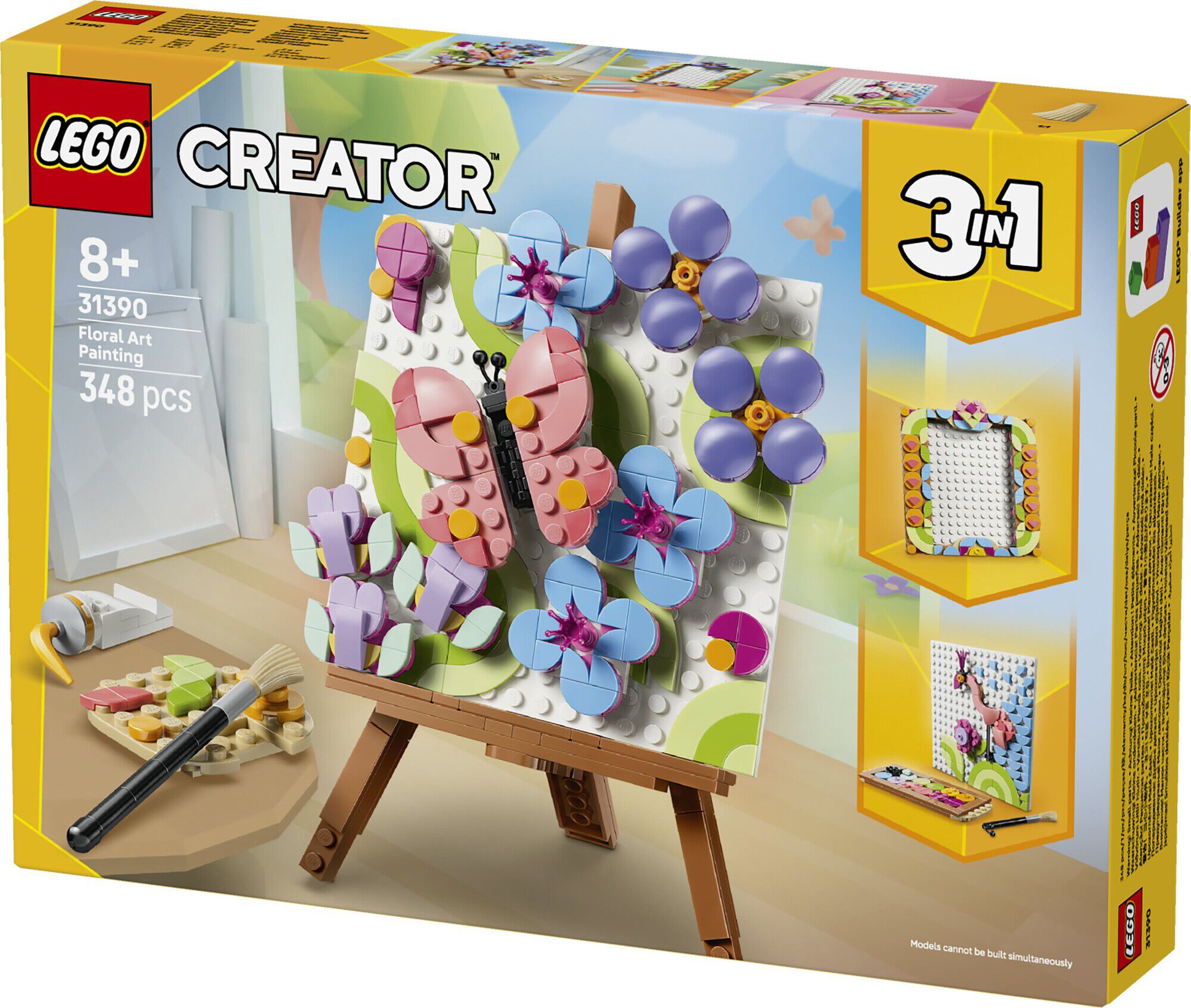 Blomsterpynt - Kunstmaleri 31390