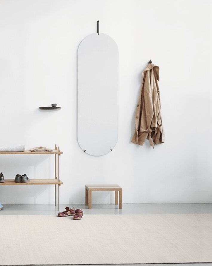 Half Moon Shelf: Black: Small