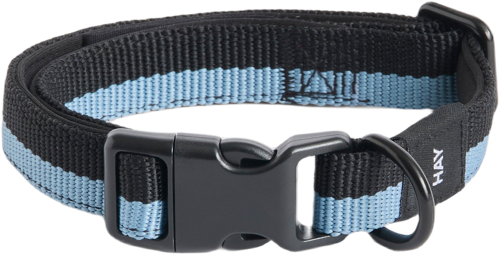 HAY Dogs Collar Flat-S/M-Blue, blac