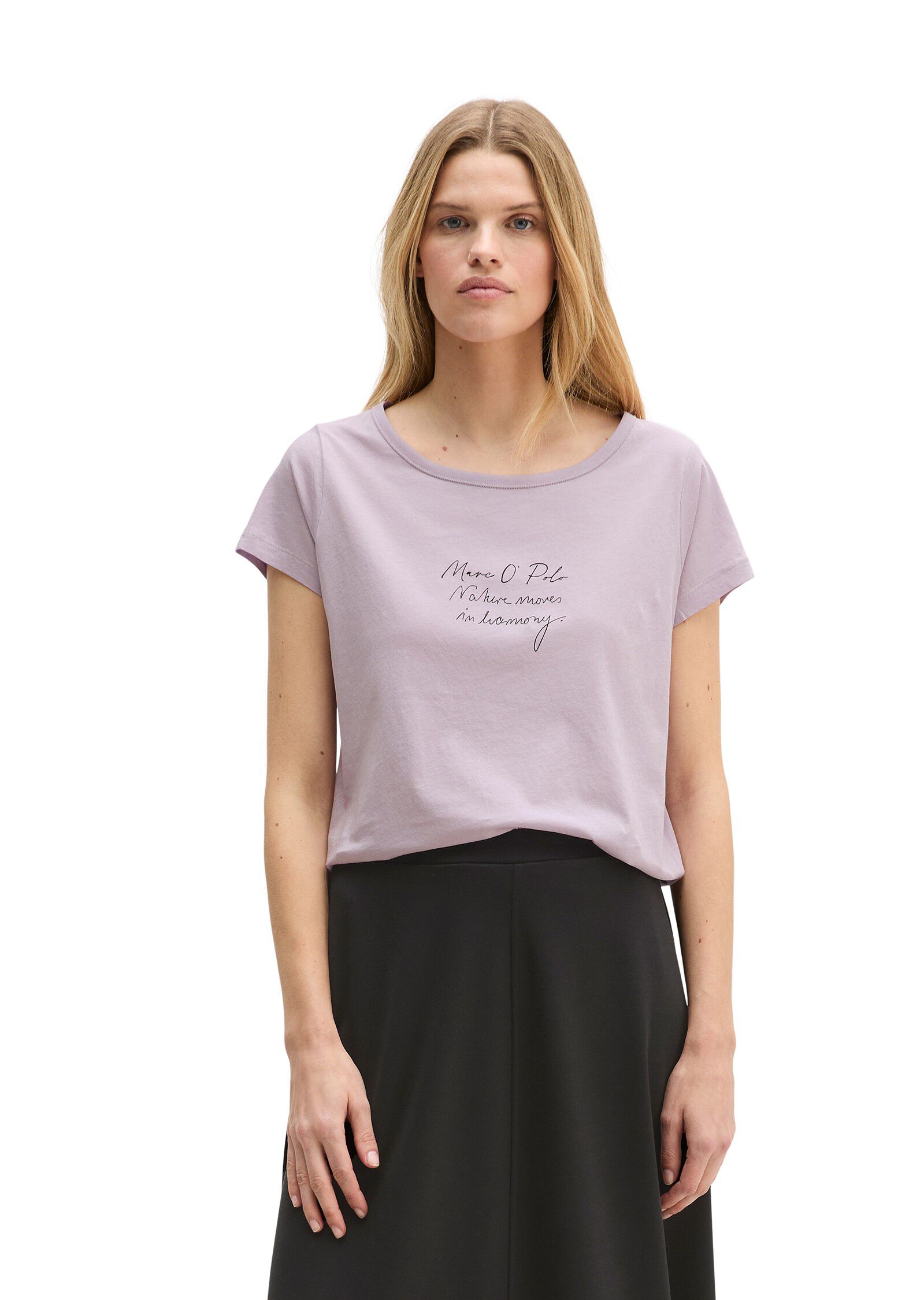 T-shirt, short sleeve, boat neck, p