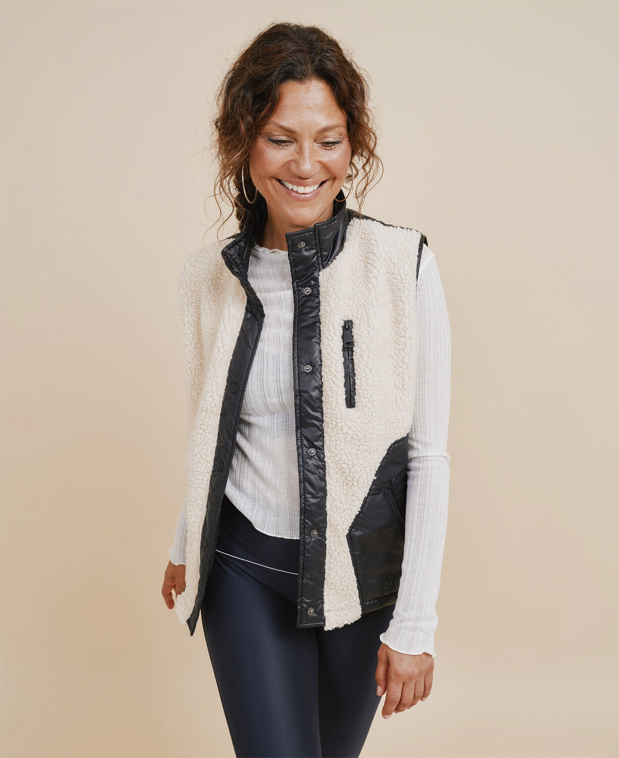 Glacier Fleece Vest - Nero