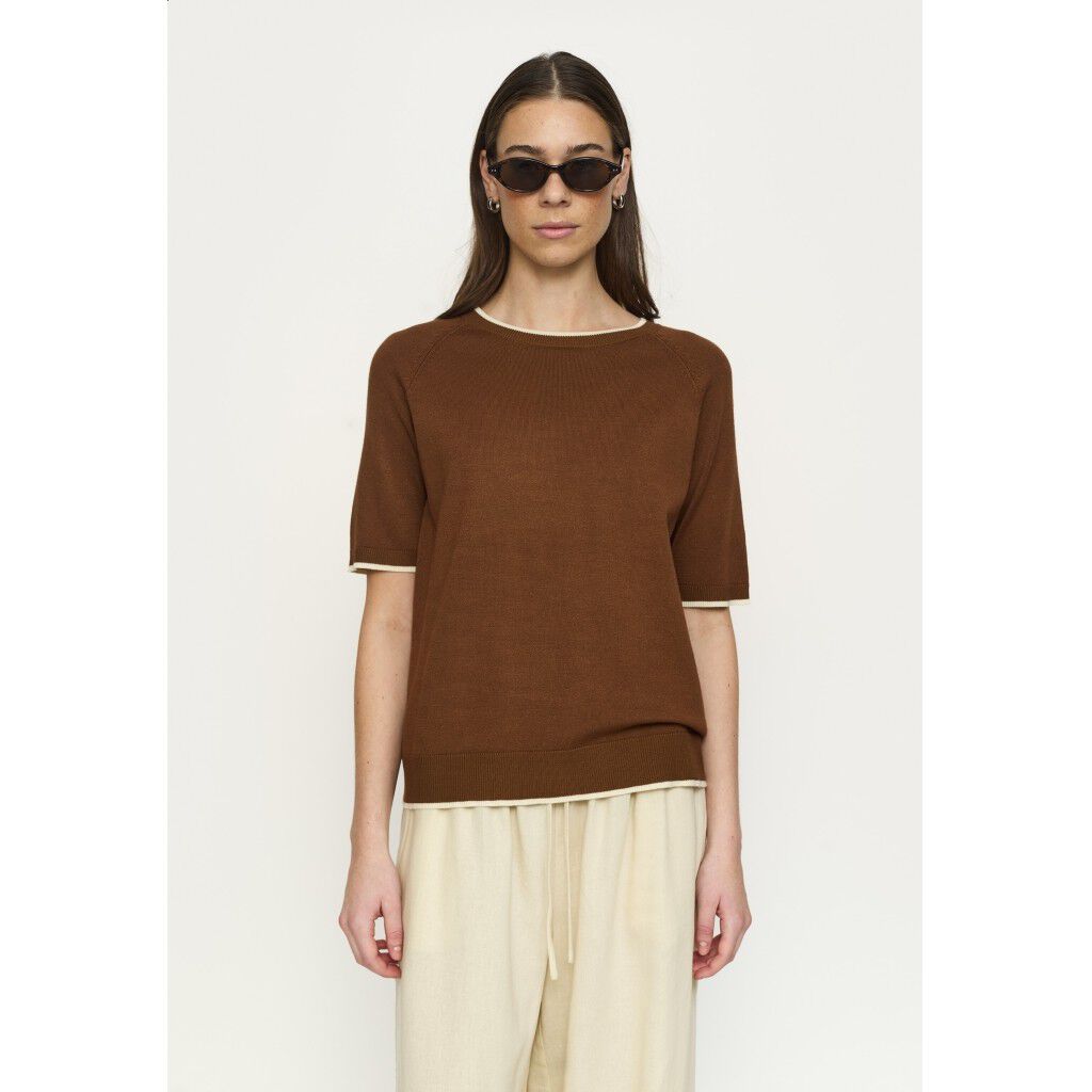 SRMarla SS Contrast Knit