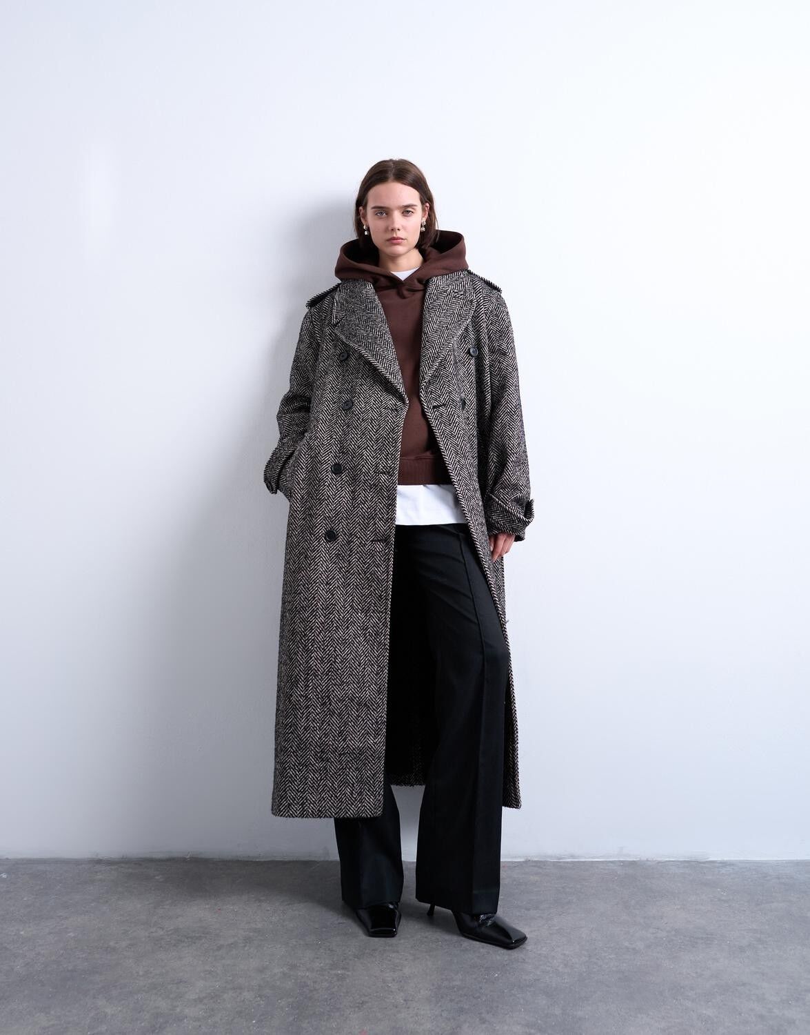 Tspolly Long Belt Coat