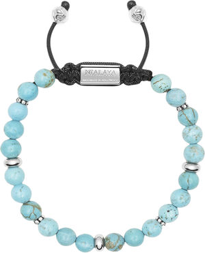 Men's Beaded Bracelet with Turquoise