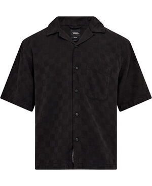 Van Doren Tencel Check Camp SS Shir
