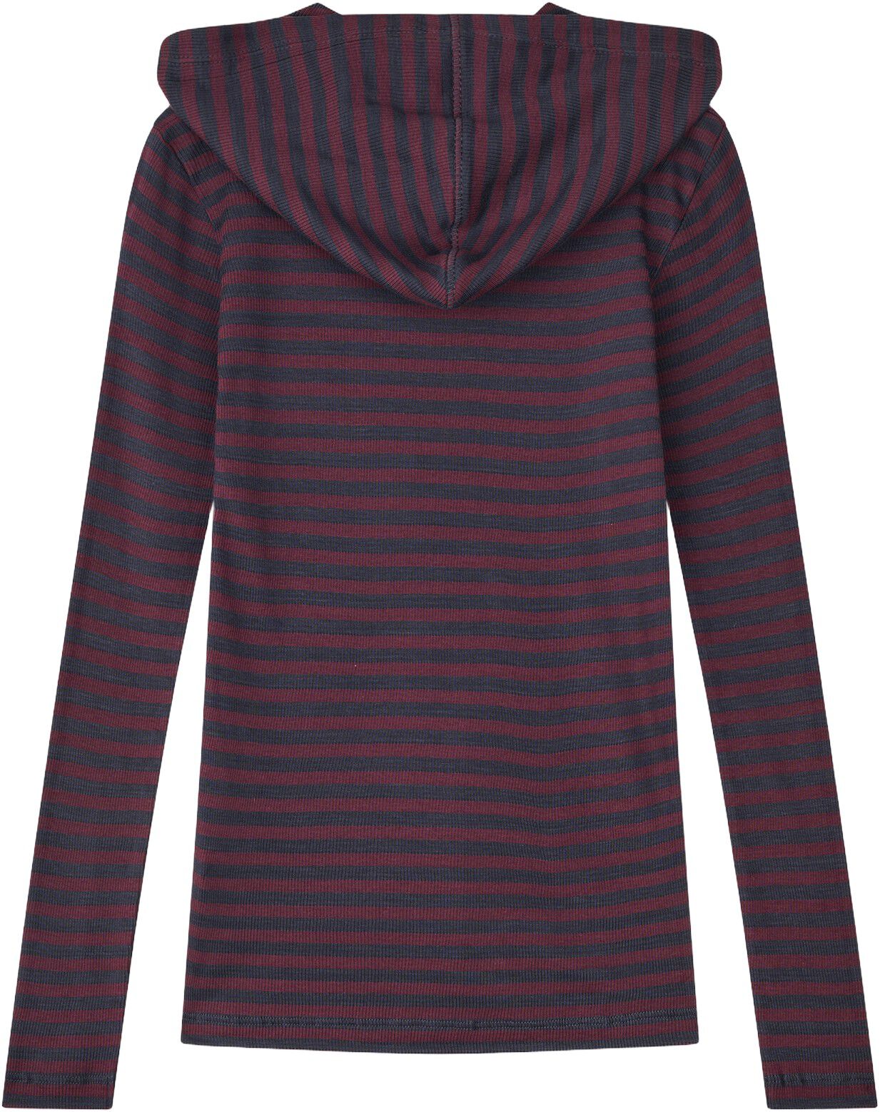 2x2 Cotton Stripe Tally Hoodie