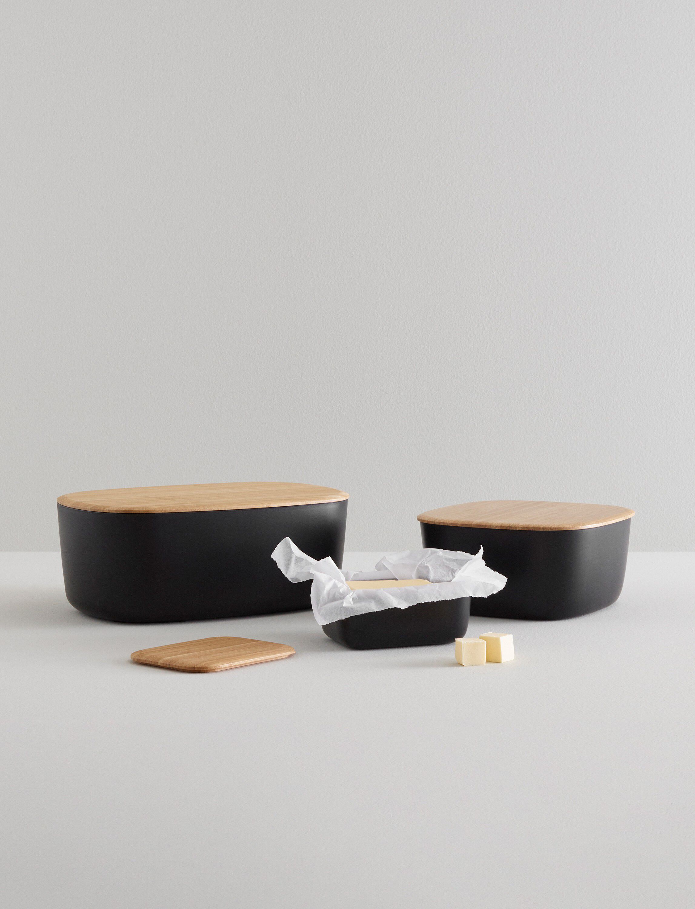 BOX-IT br&oslash;dboks L 23 cm black