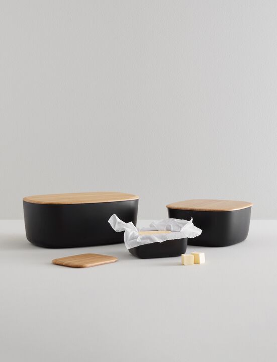 BOX-IT brødboks L 23 cm black