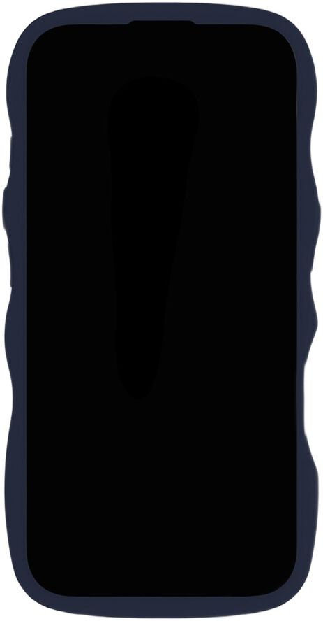 Wavy Case iPhone 16 Midnight Blue/Transparent