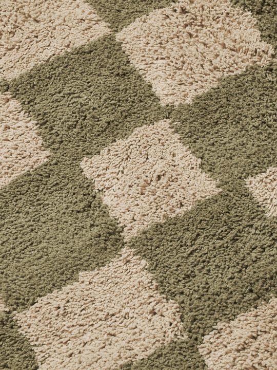 Mara Washable Rug - Elm Green/Warm Sand