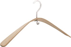 Pilot Coat Hanger, Oak, Stainless S