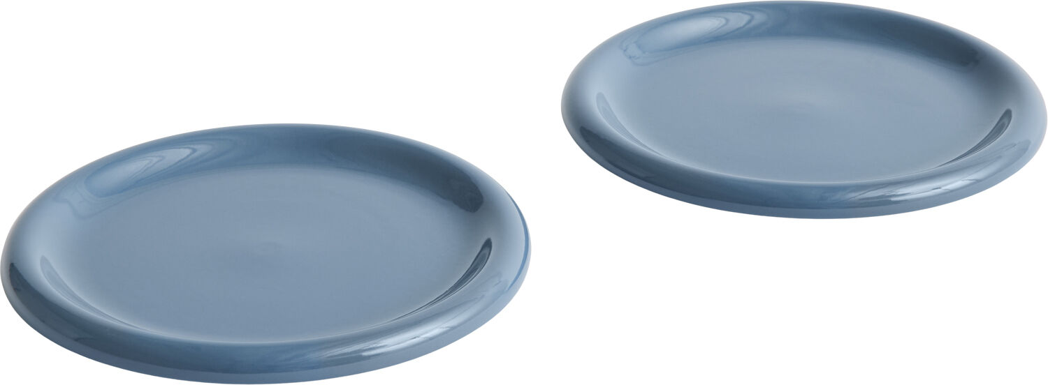 Barro Plate-Set of 2-&Oslash;24-Dark blue