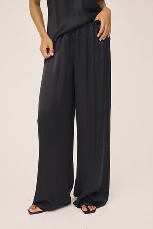 Moon 10 G - Wide Pyjamas Trousers, 100% Silk