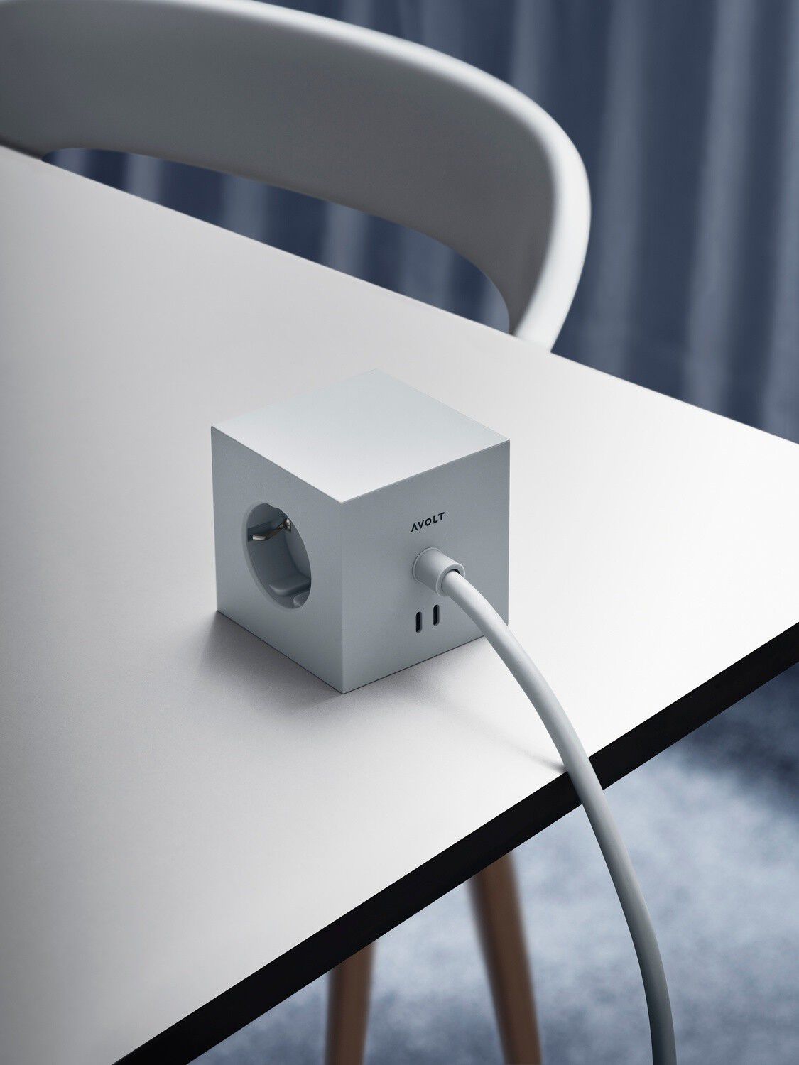 Square 1 - USB-C - 1,8m F EU - Gotland Grey