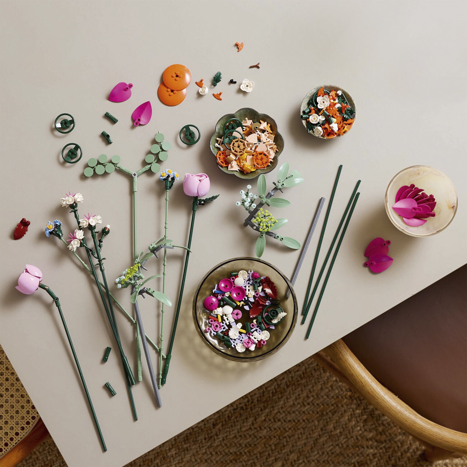 Smuk pink blomsterbuket 10342