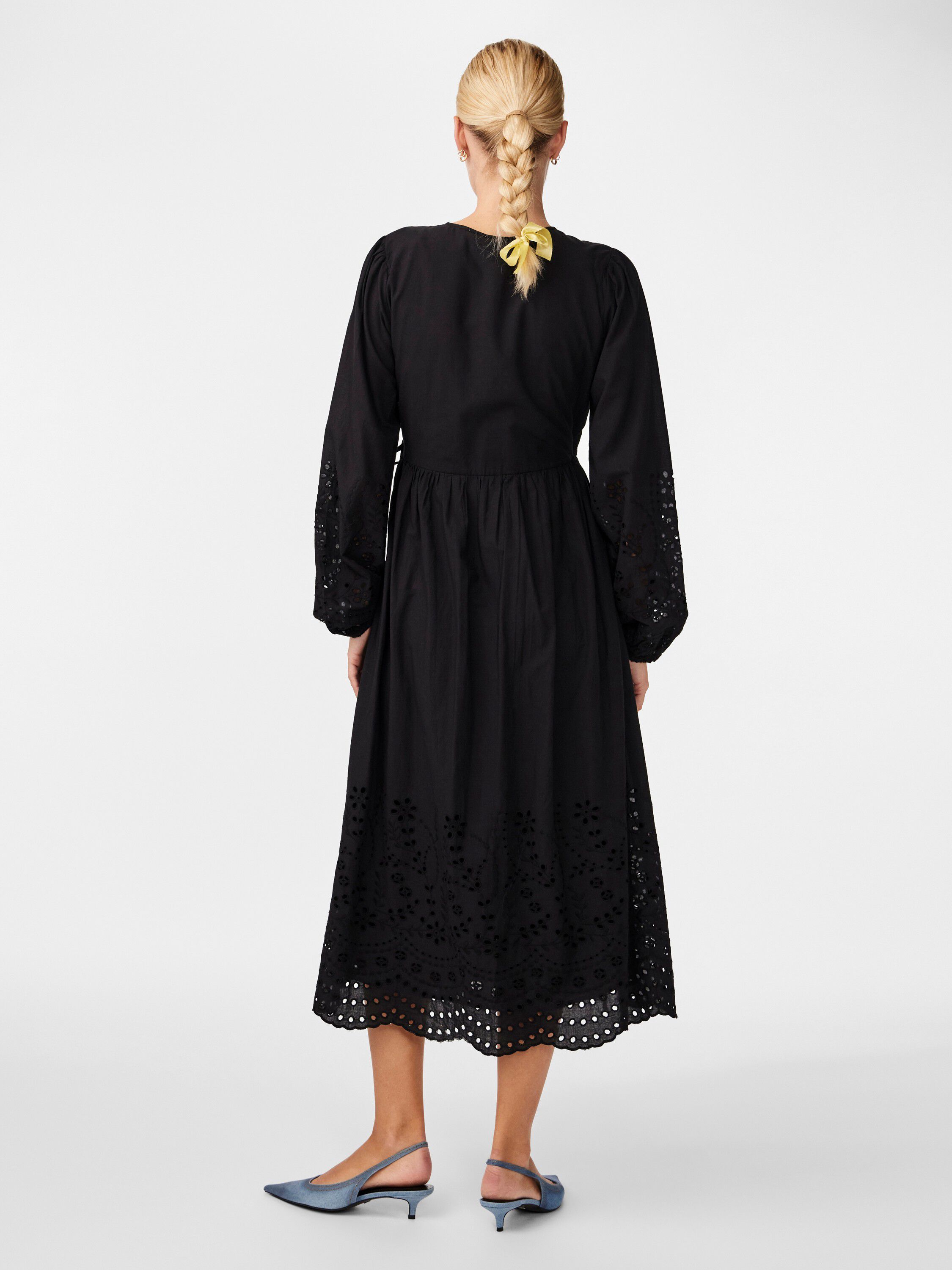 YASLUMA LS LONG WRAP DRESS S. NOOS