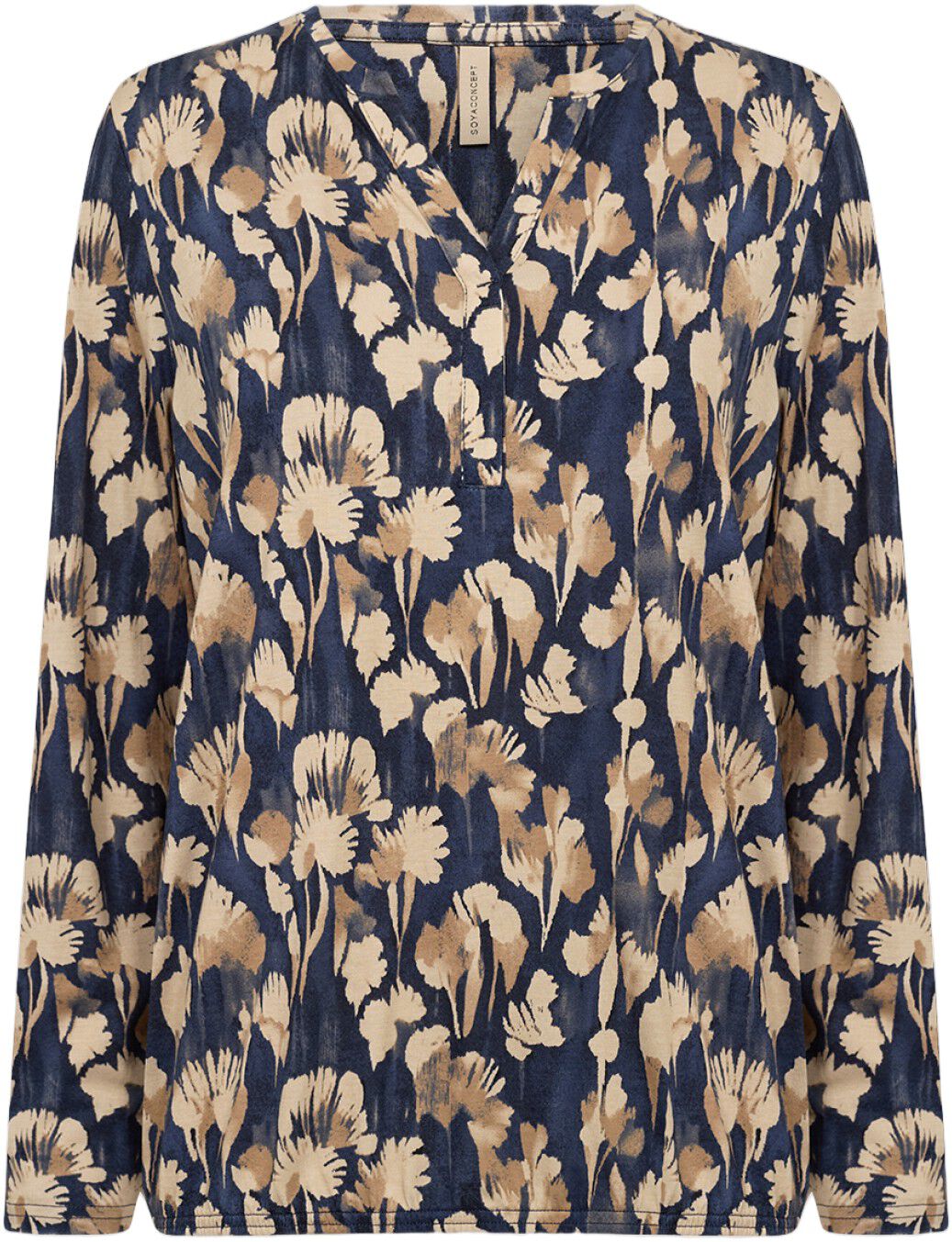 SC-FELICITY AOP 525 Bluse M&oslash;rk bl&aring;