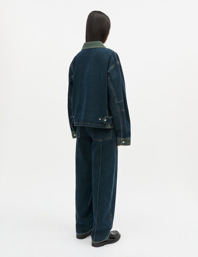 Double Denim Solar Jacket