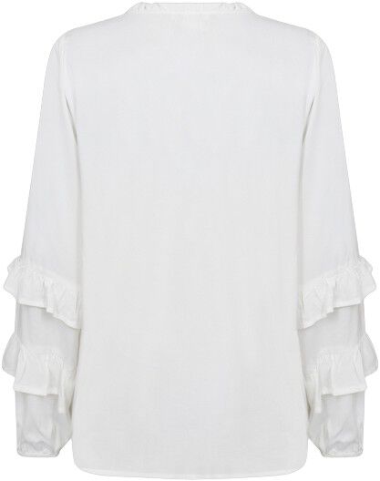 Curvy WA-SIA 38 Bluse Hvid