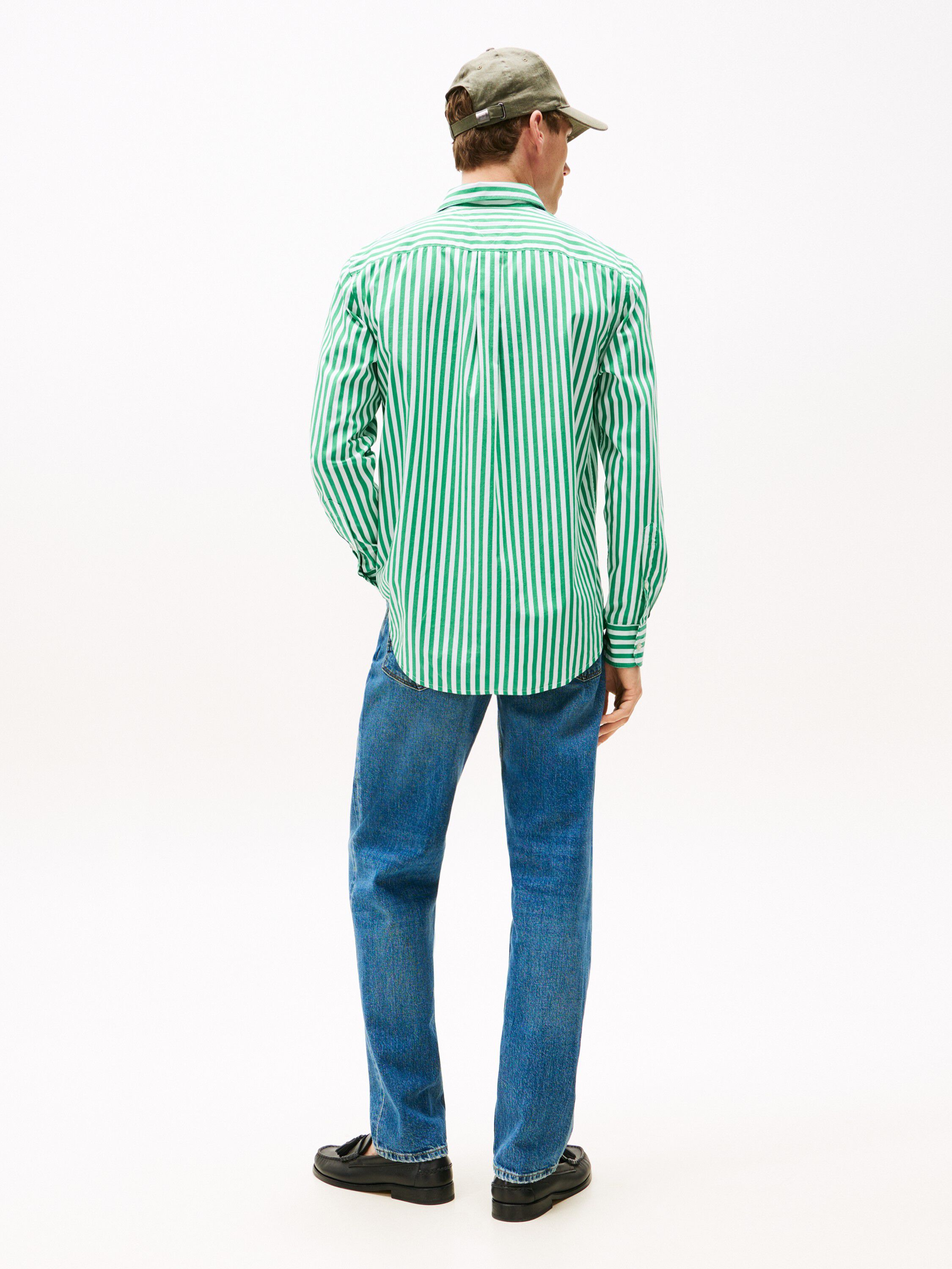 FLEX POPLIN BOLD STRIPE SHIRT