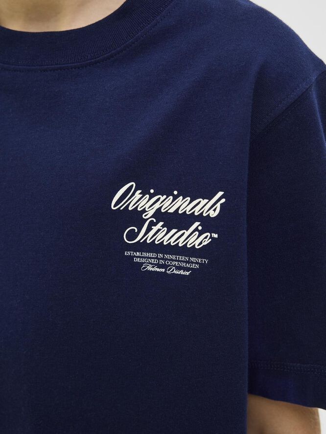 Jornorrebro Typo Tee Ss Crew Neck Sn Jnr