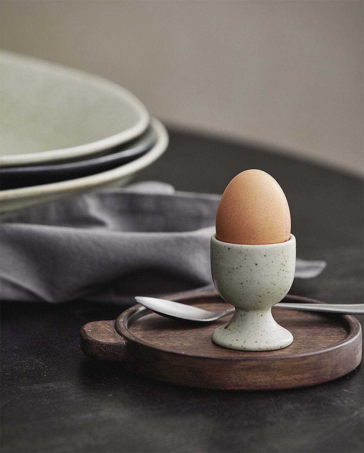 GRAINY egg cup, sand