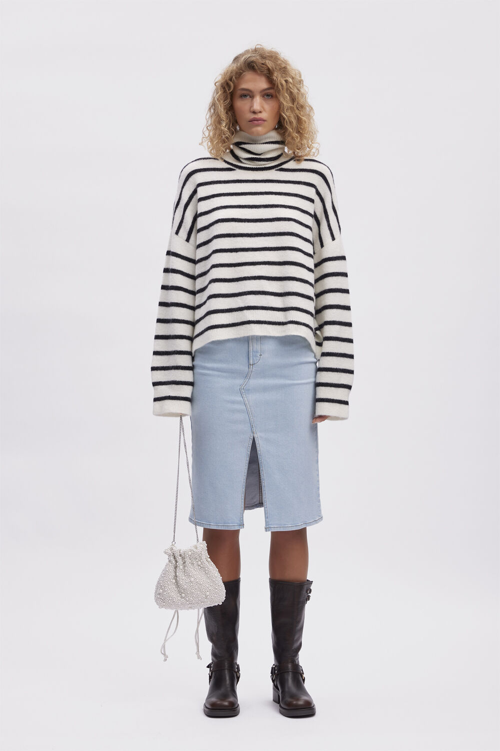 AlphaGZ rollneck striped NOOS