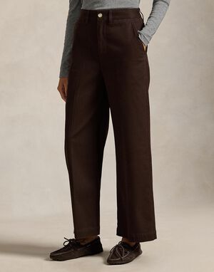 Chino Wide-Leg Pant