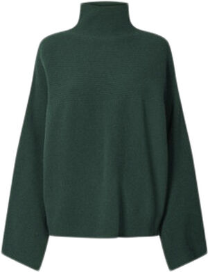 Eco merino ribbed wide sleeve