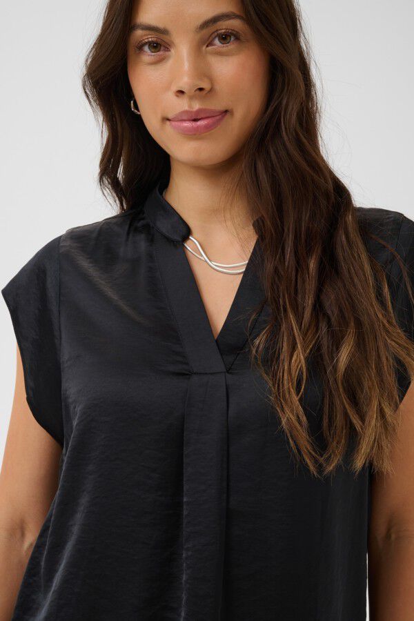 PananSZ Cap Sleeve Blouse