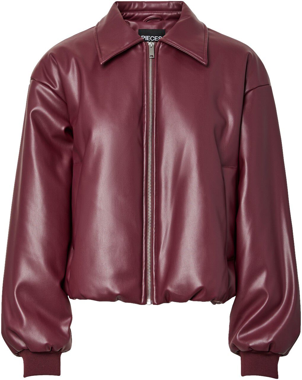 Pclara Padded Coated Bomber Jacket