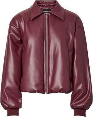 PCLARA PADDED COATED BOMBER JACKET