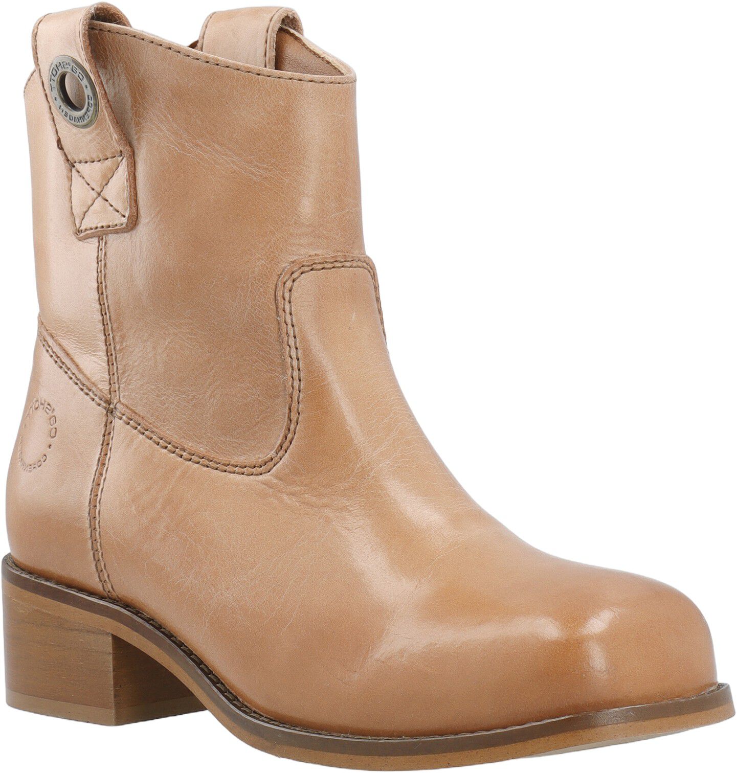 CASVILMA Pull On Low Cut Boot Waxy Leather