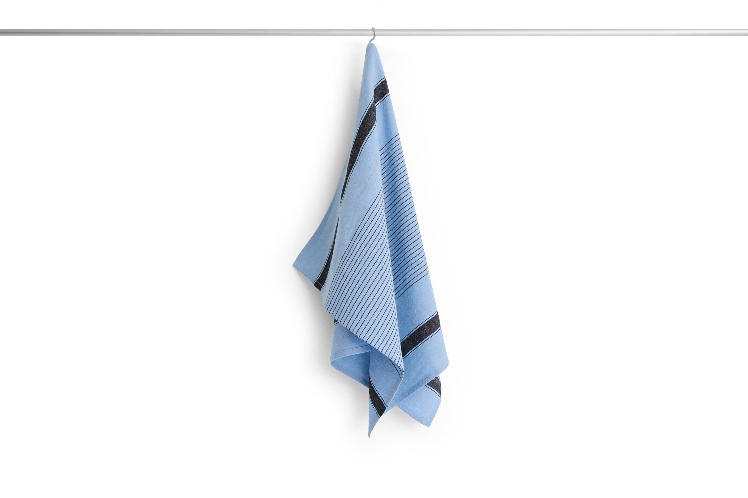 Linear Tea Towel-W52 x L80-Sky blue